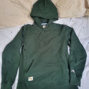 Men's Tracksmith hoodie size medium, hunter green